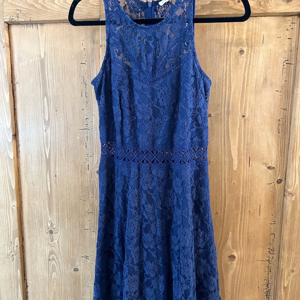 Rebellion dress size medium in Navy blue